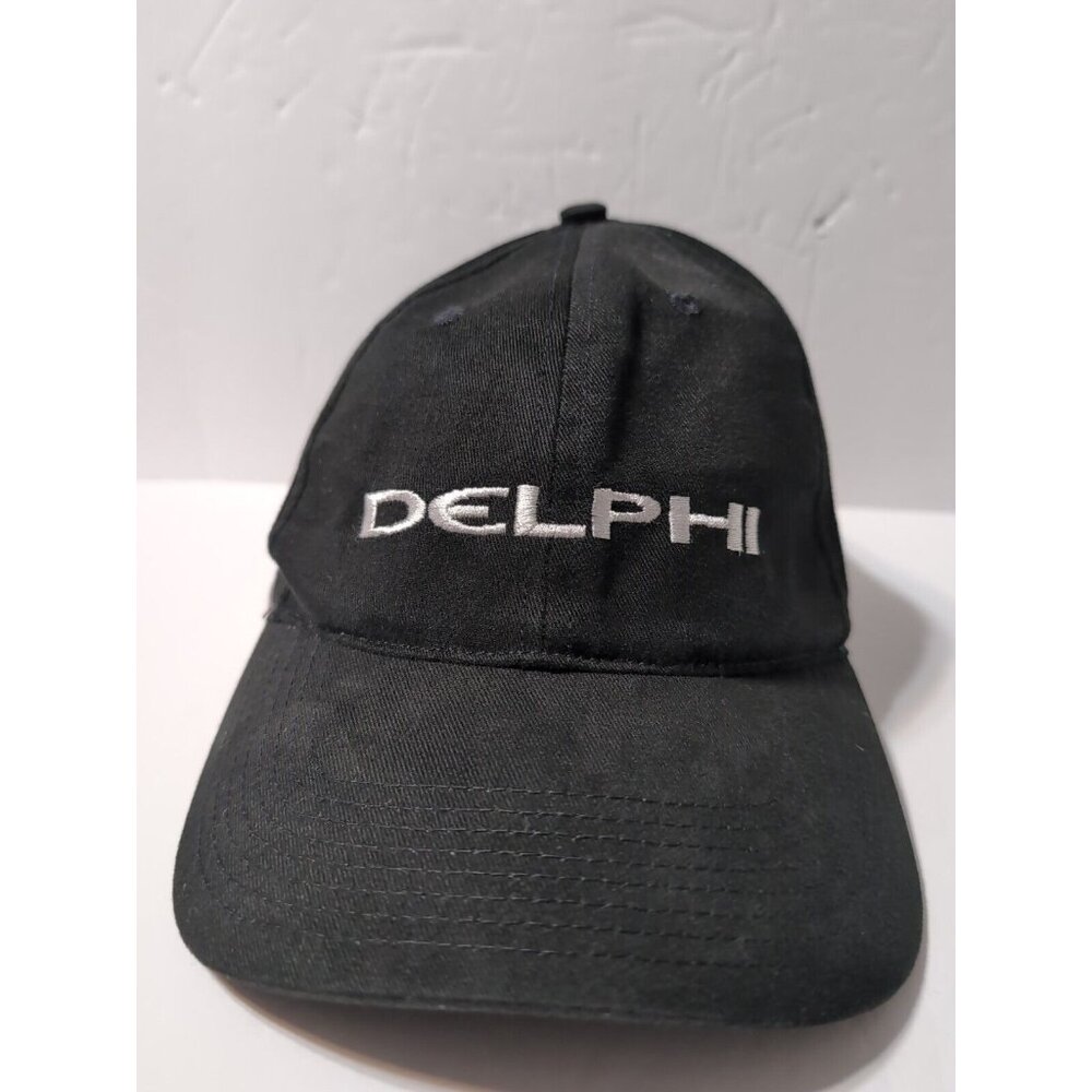 Delphi Automotive Black Hat Dad Cap